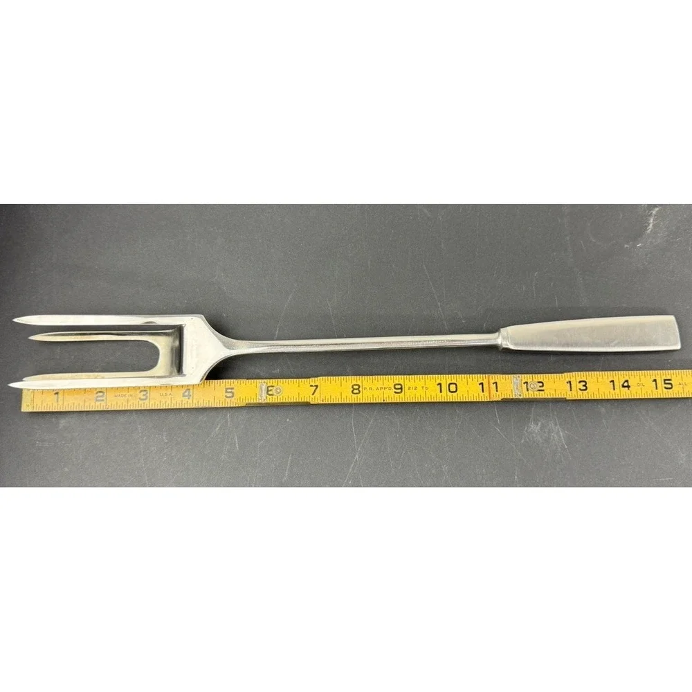 Vintage MCM Hand‎ forged Capri Carving set